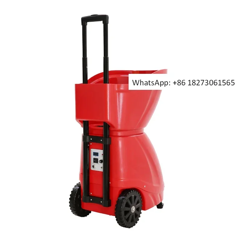 Newly arrived E-700 automatic throwing service Padre tennis machine, used at Padre court