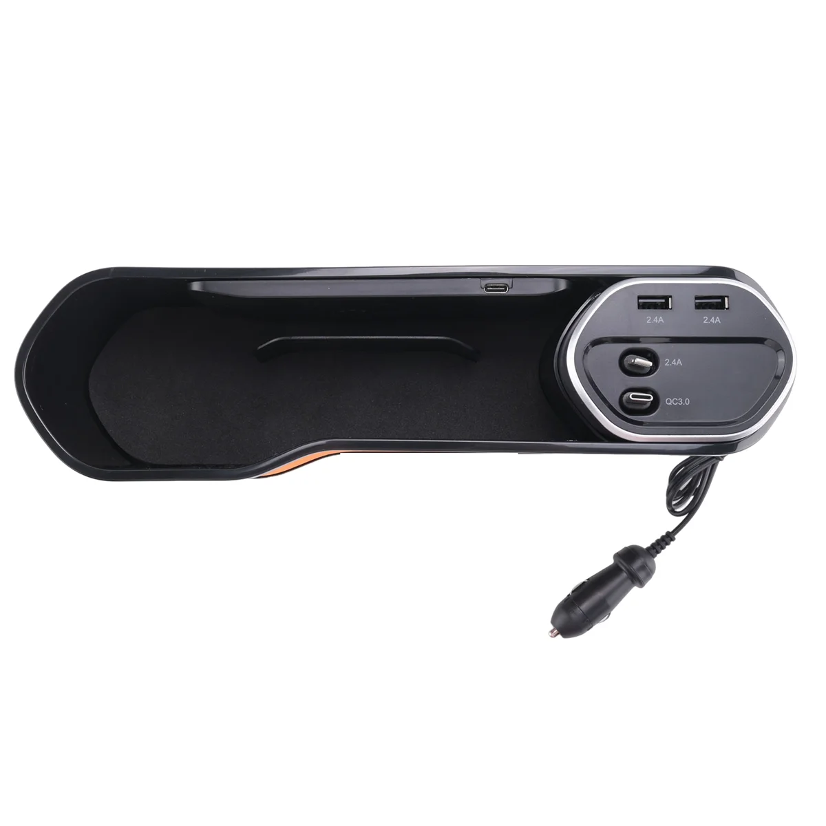 

A82T-Includes Wireless Charger Car Crevice Organizer Car Multifunction Charger Car Charger Car
