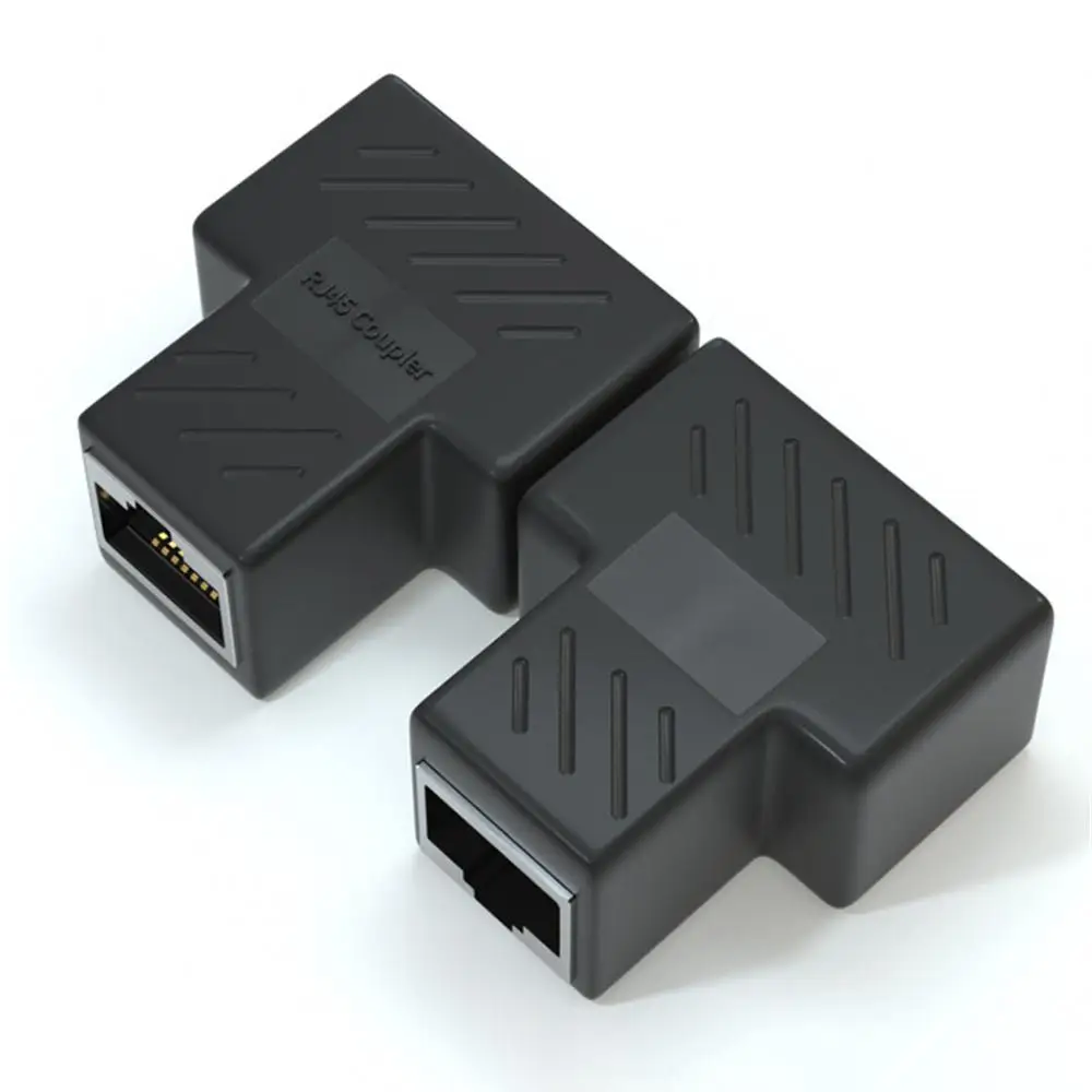 Adapter Połączenie kabli sieciowych Stabilna wydajność Wysoka prędkość Poprawia wydajność sygnału Przeciwzakłóceniowe urządzenia peryferyjne do komputera