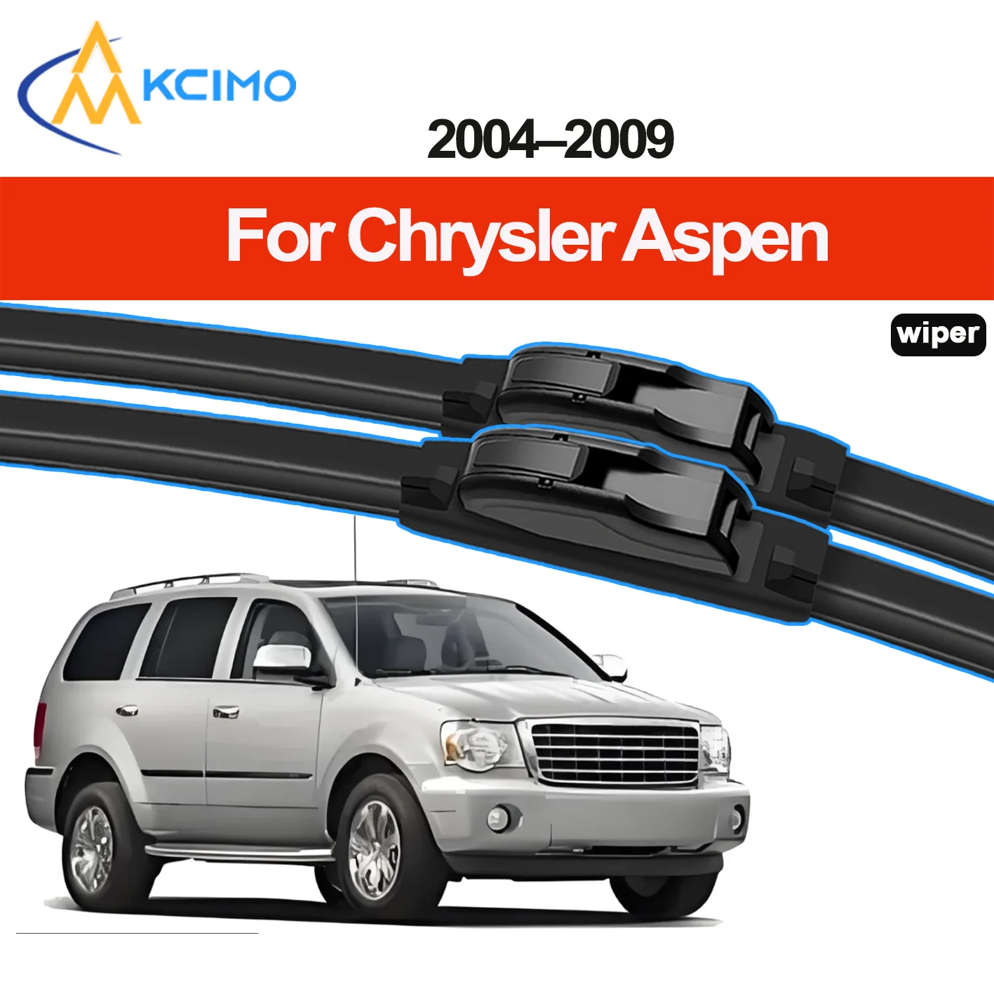 

2PCS New Front Windshield Wiper Blade for Chrysler Aspen 2004-2009 Dodge Durango Front Windshield Auto Wipers Blade Accessories