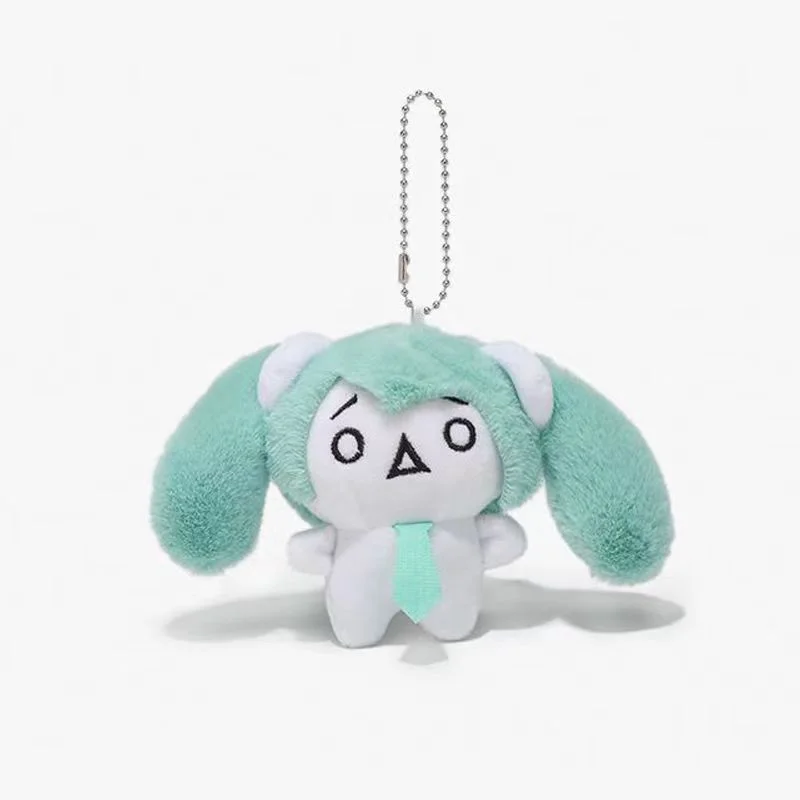 9cm Hatsune Miku Anime Plush Keychain Kawaii Plush Backpack Charm Miku Cute Virtual Singer Bag Accessories Pendants Fans Gifts