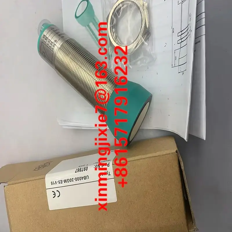 Integrated Circuit Ultrasonic Sensor UB4000-30GM-E4-V15 UB4000-30GM-E5-V15 M30 Thread, 200-4000mm Detection, 10-30VDC, In Stock