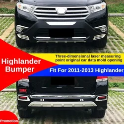 For Toyota Highlander 2011 2012 2013 Bumper Front+Rear Protector Guard Bar High Quality