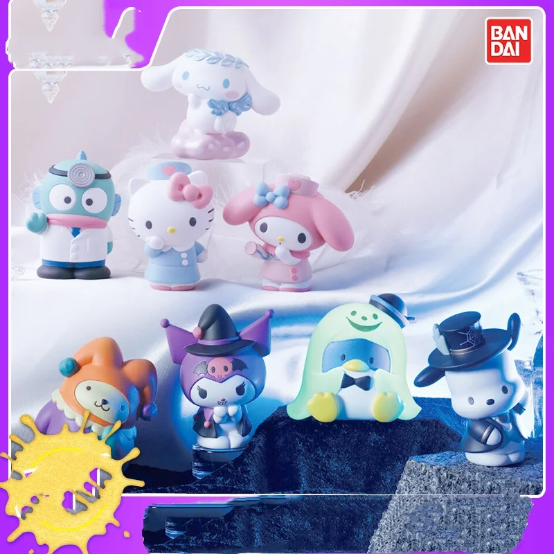 

Bandai Sanrio Хэллоуин Китти Русалка Ханута Куроко коробка яйцо украшение игрушка фигурка Коллекционная аниме мультяшная модель
