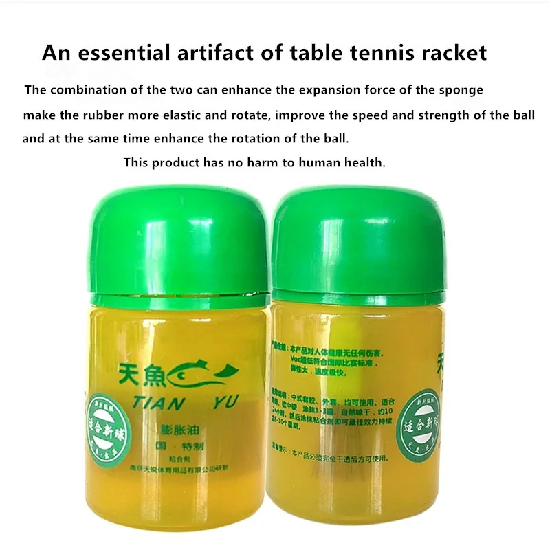 100ML Professional Athletes Upgrade Table Tennis Rubber Set Gel Energy Increaser Expander Inorganic Base Oil