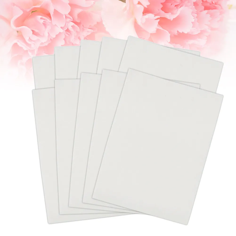 

10Pcs Flexible Tattoo Practice Skin Double Sides Blank Synthetic Surface for Beginners Experienced Artists Supplies Training