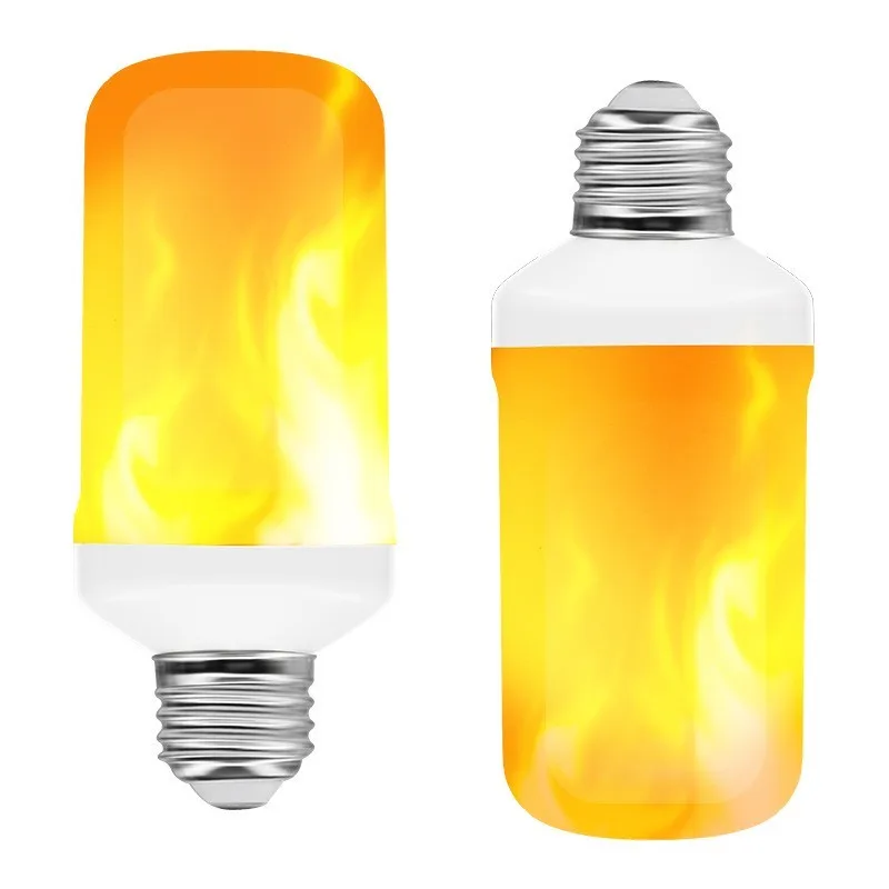 The latest E27 LED flame bulb Fire E14 Corn bulb Flicker LED light Dynamic flame effect 3W 5W 9W 85V-265V for home lighting