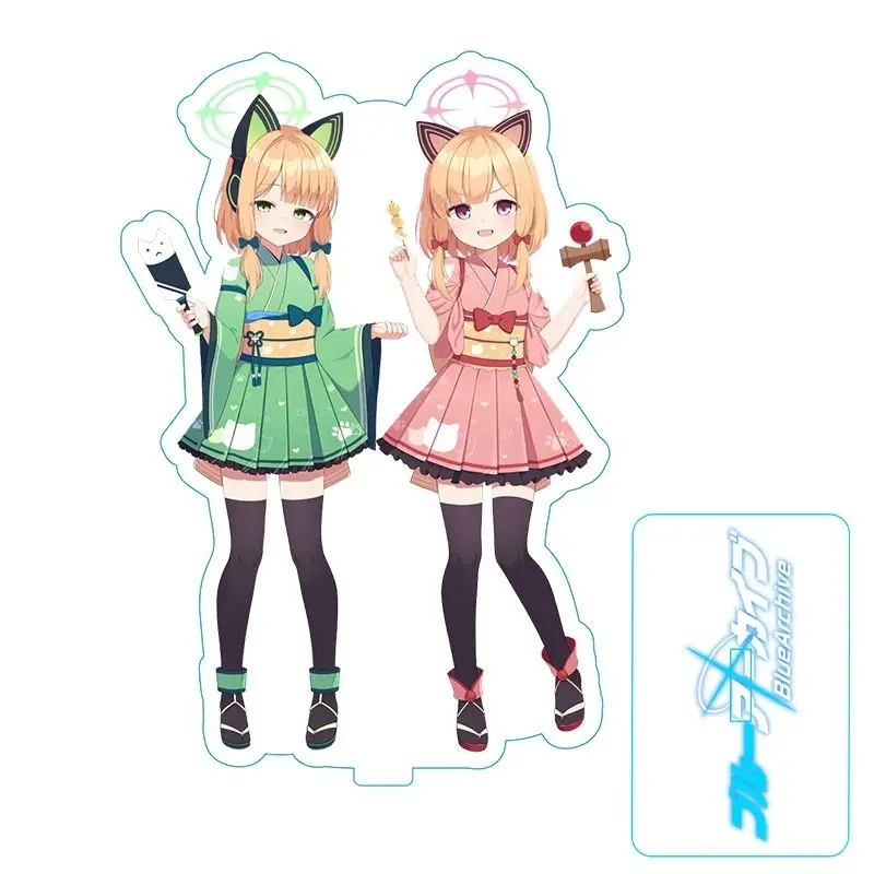 Blue Archive Shirasu Azusa Takanashi Hoshino soporte de acrílico para Cosplay, figuras de Anime, modelo de escritorio, accesorios de adorno, regalo de cumpleaños para niña