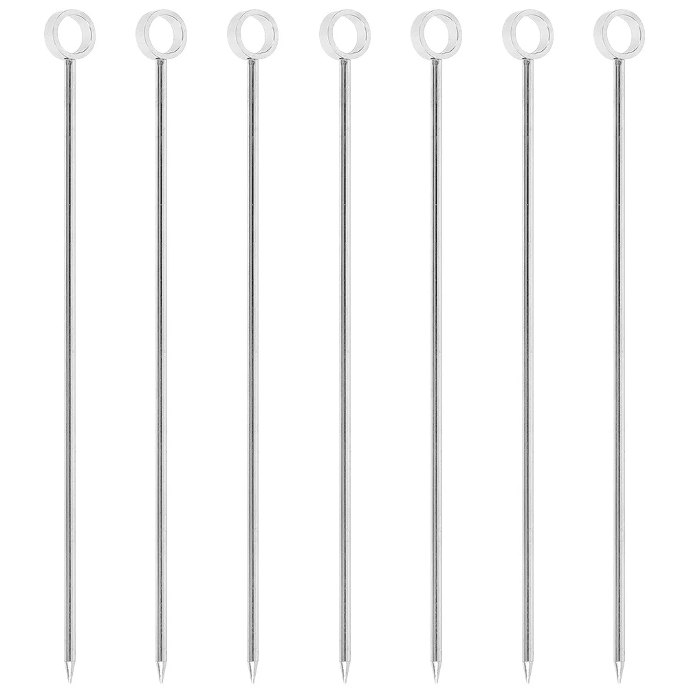 

Pineapple Stainless Steel Fruit Pick Food Cocktail Picks Stirring Rod Beverages