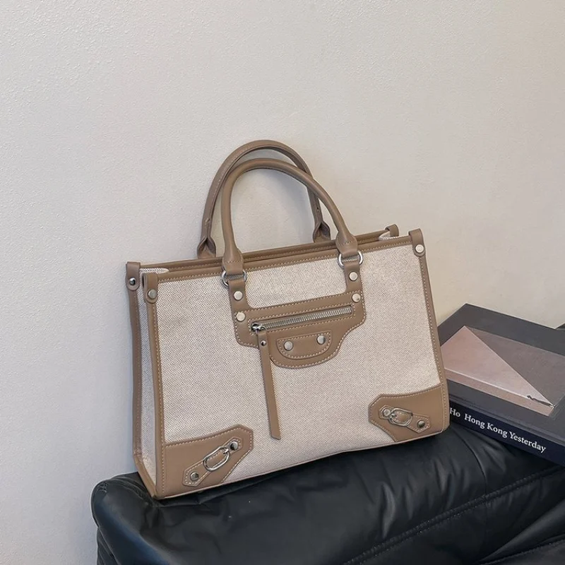 

Модная женская сумка через плечо из полосатой кожи, высококачественная и модная, долговечная. ​