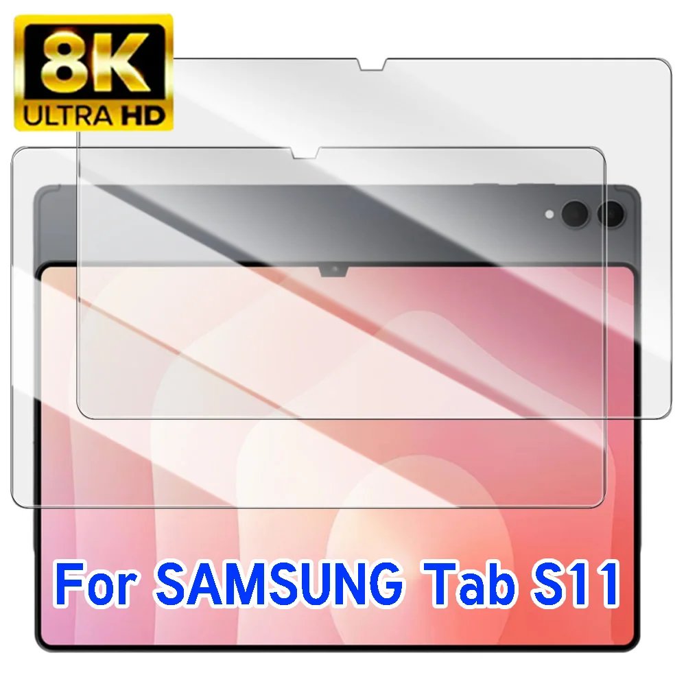 

Защитные пленки из закаленного стекла для Samsung Galaxy Tab S11 Ultra 11/14,6 дюймов, устойчивая к царапинам твердость 9H для Samsung Tab S11