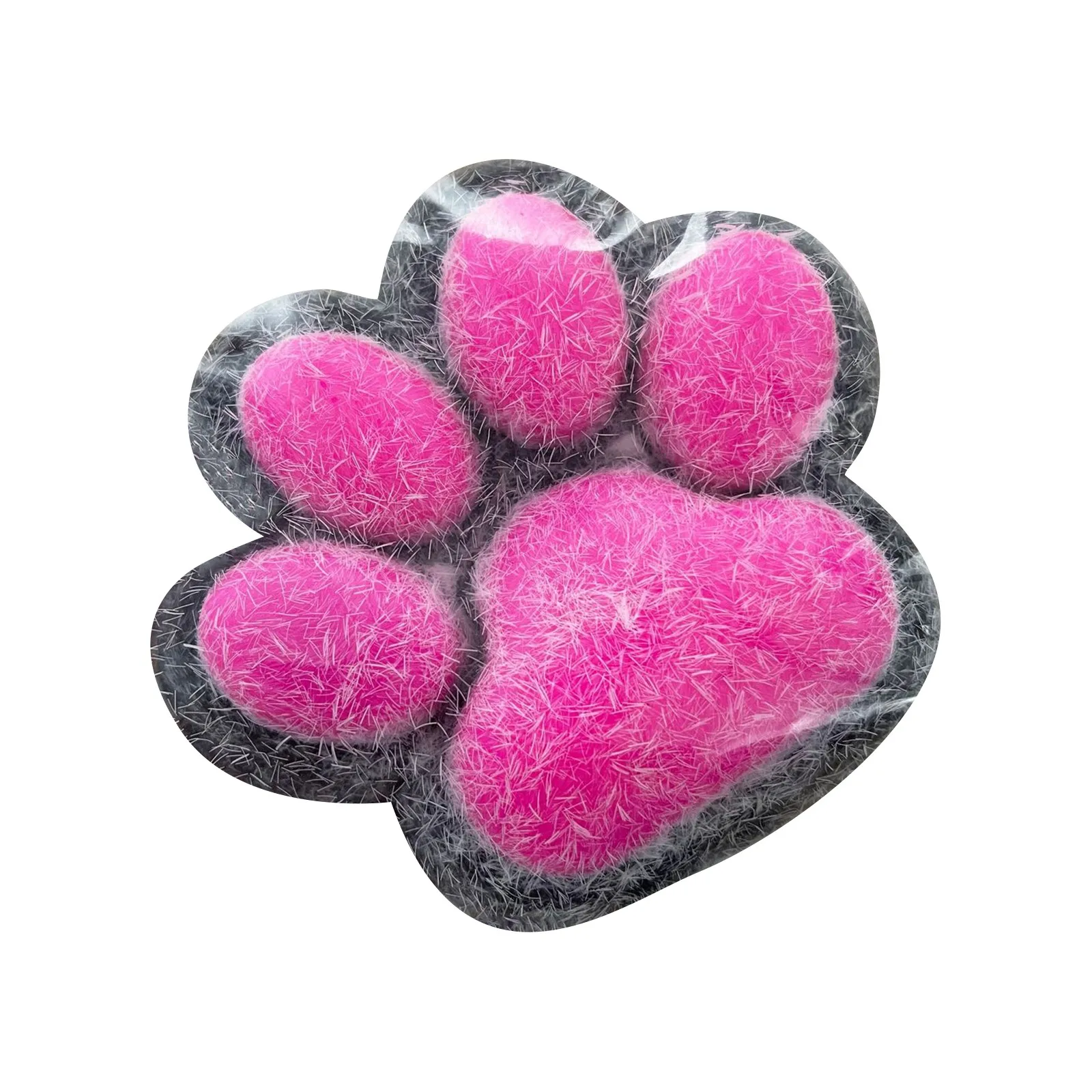 1Pc Squishy Transparent Cat Claws Squeeze Toys Kids Adult Soft Pinch Pop Fidget Toys with Butterfly Beads New Year XMAS Gift