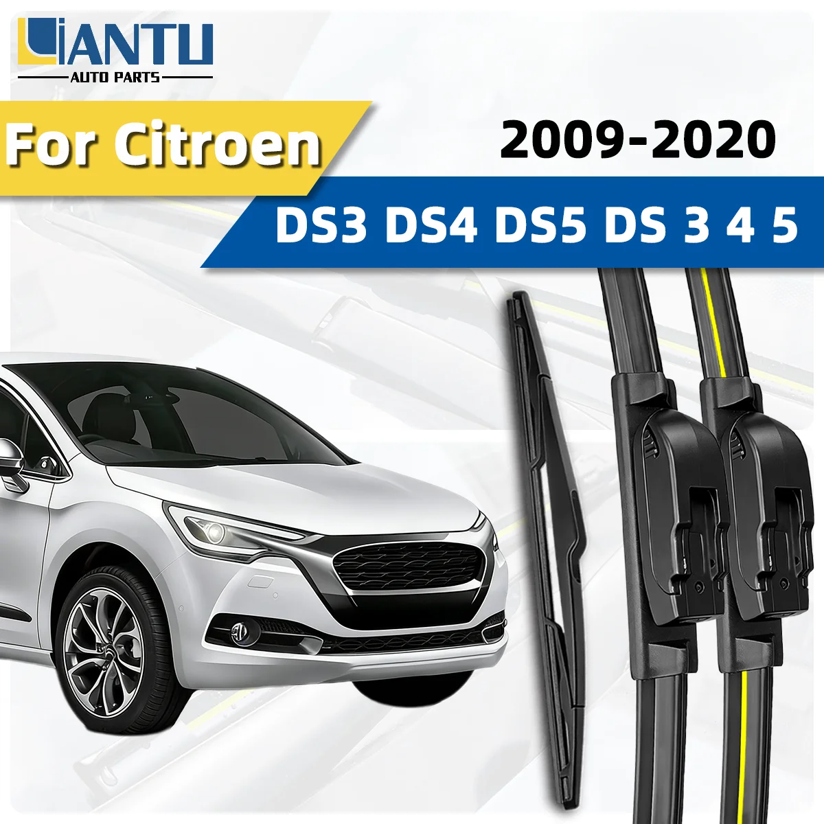 3PCS Front And Rear…