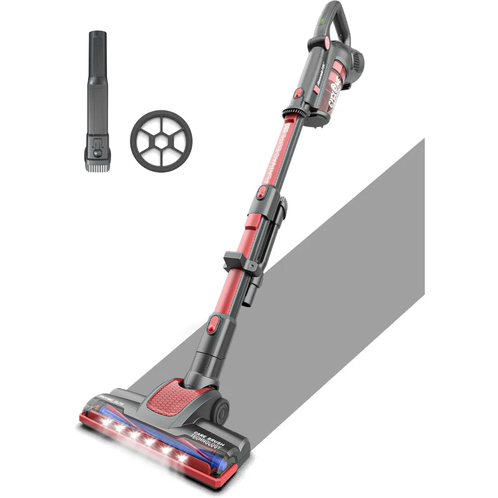 

Elite Cordless Stick Vacuum Cleaner, Self Standing, Up to 35min, Removable Battery Pack, LED