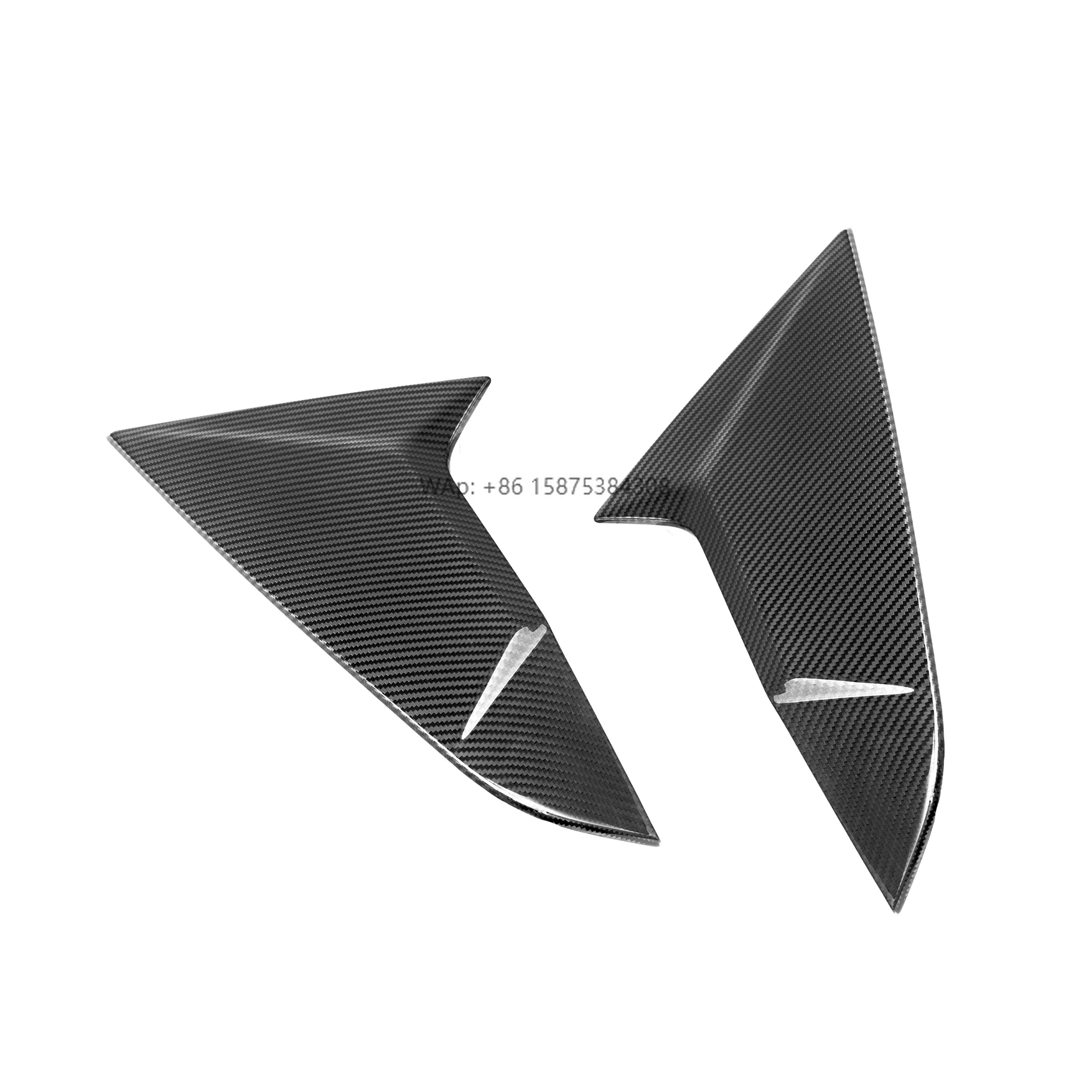 

New Arrival Pure Carbon Fiber SQ Style Side Fender Vent Cover Trim for X3 G45 G48 2025+ Rear Window Insert