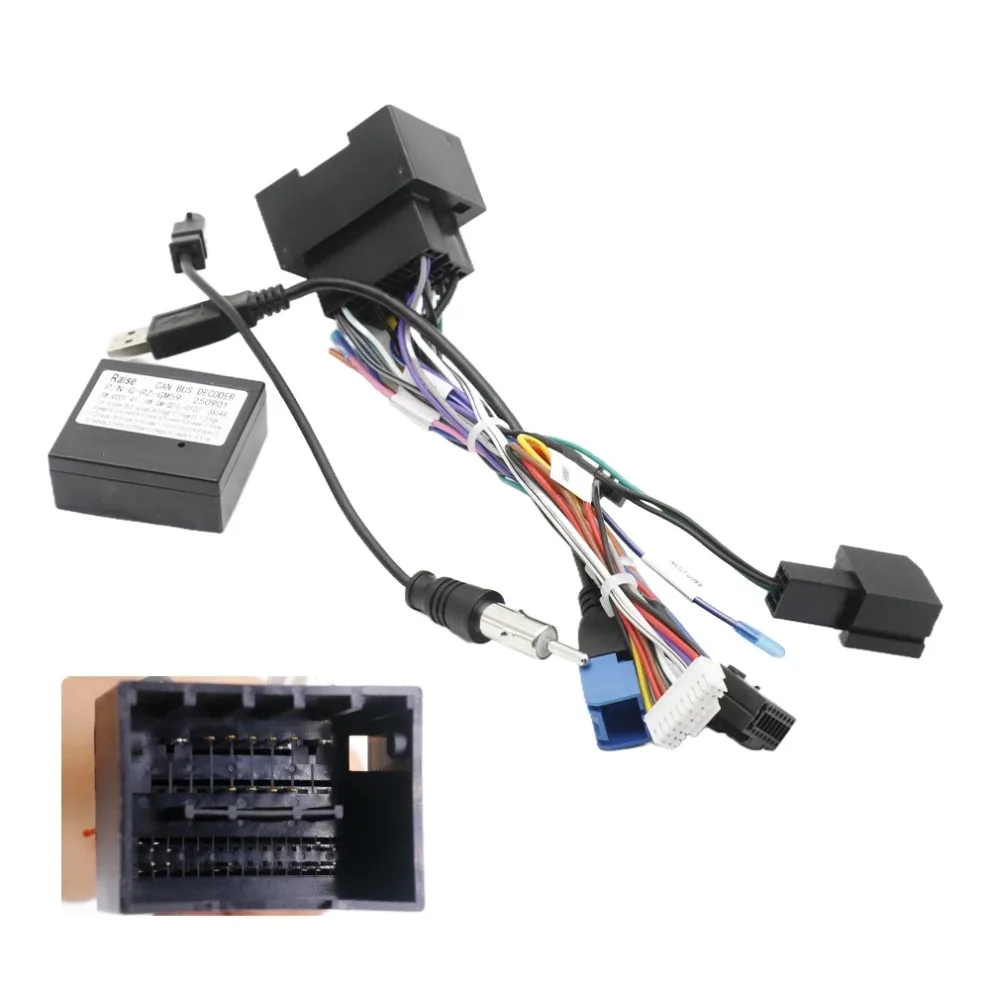 16 Pin CANBUS Decoder Harness G-RZ-GM59 For Buick For Chevrolet For Opel For Vauxhall Mokka Cruze Trax