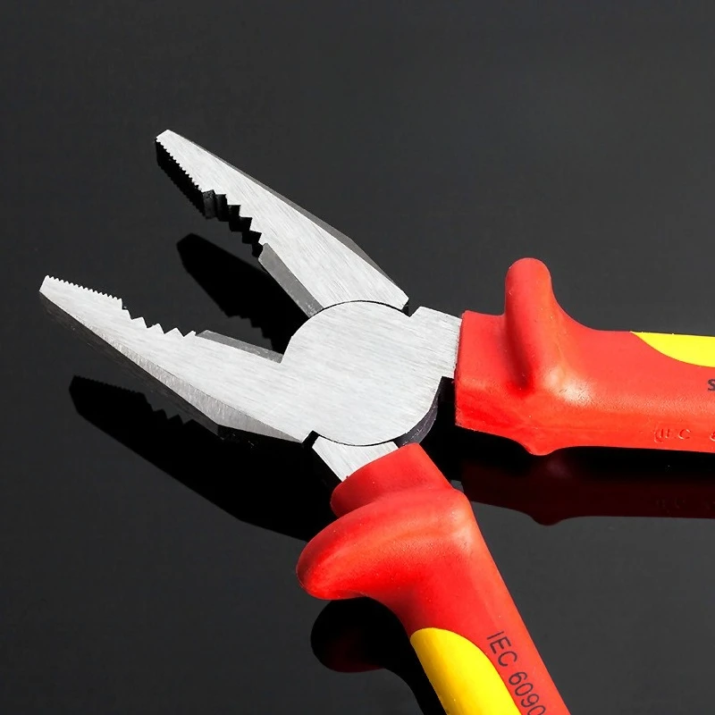 

Insulated wire pliers VDE high voltage resistant 1000V 6.5/7/8 inch