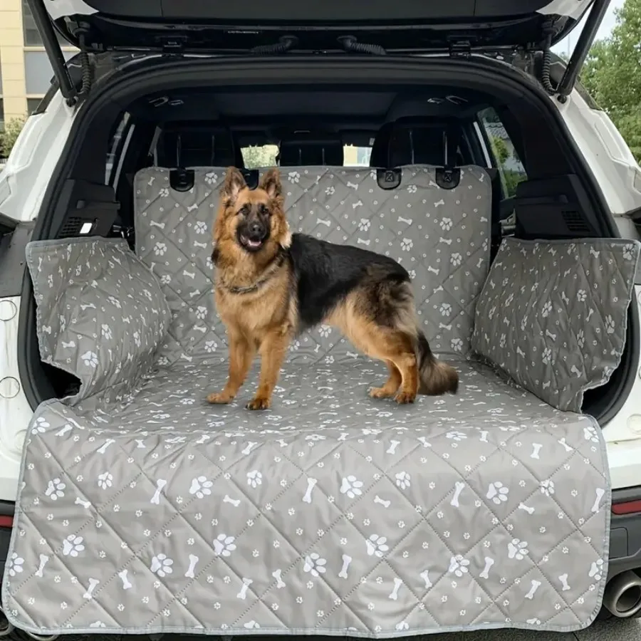 

Waterproof Dog Car Seat Cover Trunk Case Dog Car Transporter Travel Mat Pad Dog Carriers Hammock For Small Medium Large Dogs