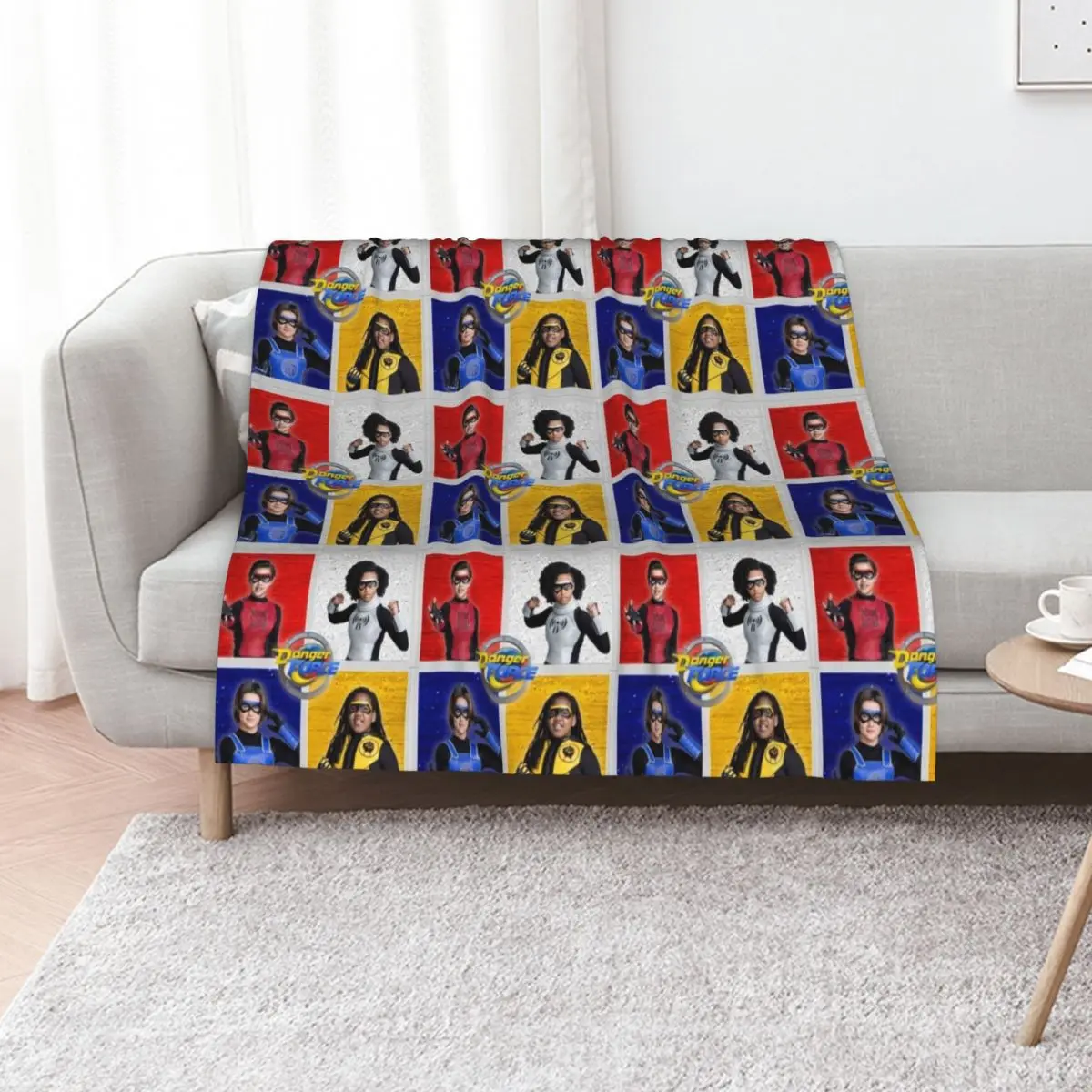 Danger Force Squad Throw Blanket valentine gift ideas Vintage christmas gifts Decorative Sofas Beach Soft Big Blankets