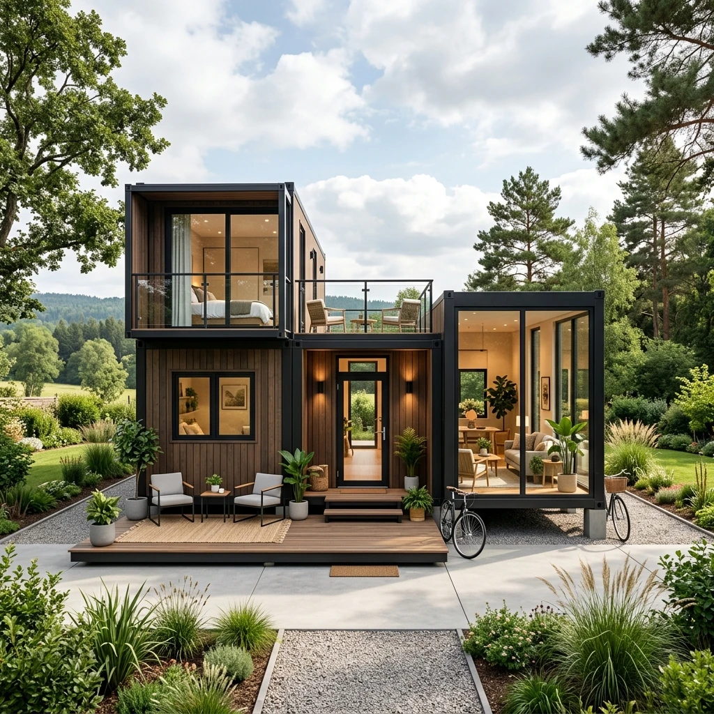 Factory Direct Expandable Container House Prefab House 2 Bedroom 1 Bathroom for Backyard Guest House Office