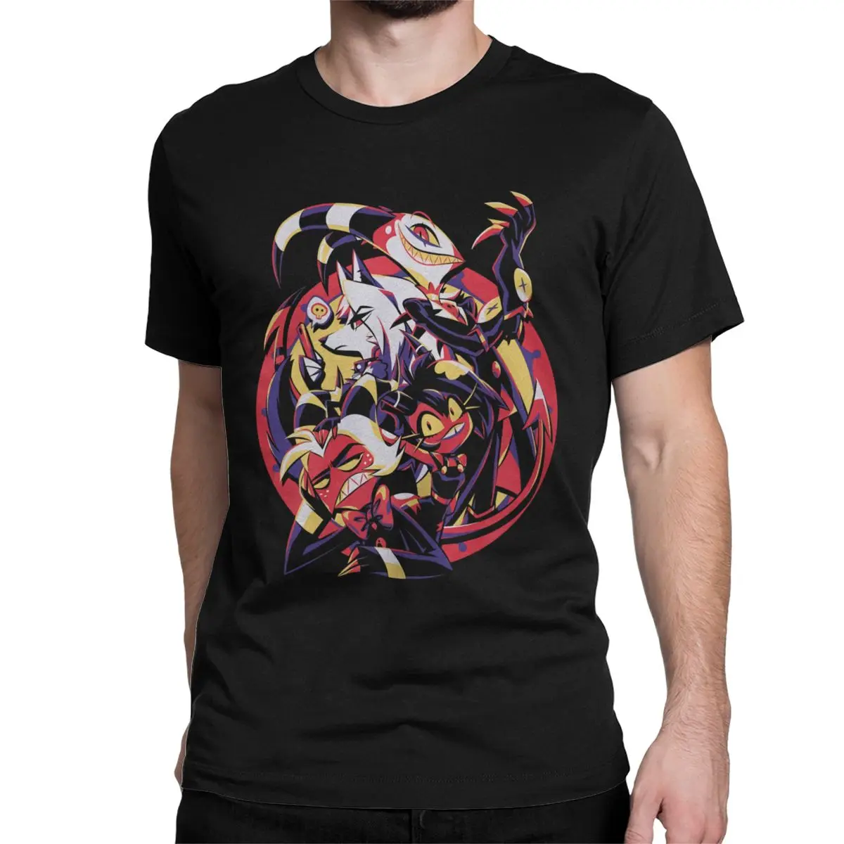 تي شيرت Helluva Boss للرجال والنساء ، تي شيرت من القطن الخالص ، أكمام قصيرة ، موضة ، ملابس أنيمي ، moxie ، Millie ، Loona ، 6XL #2