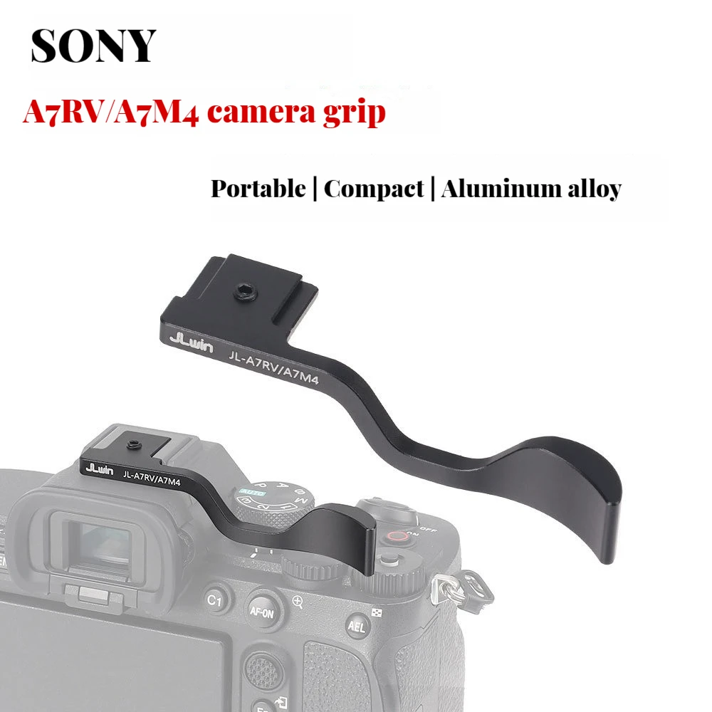 

Camera Hot Shoe Handle for Sony A7R5/A7IV/A7M4/A7RV Cameras Aluminum Alloy Hot Shoe Cover Protection Camera Cage