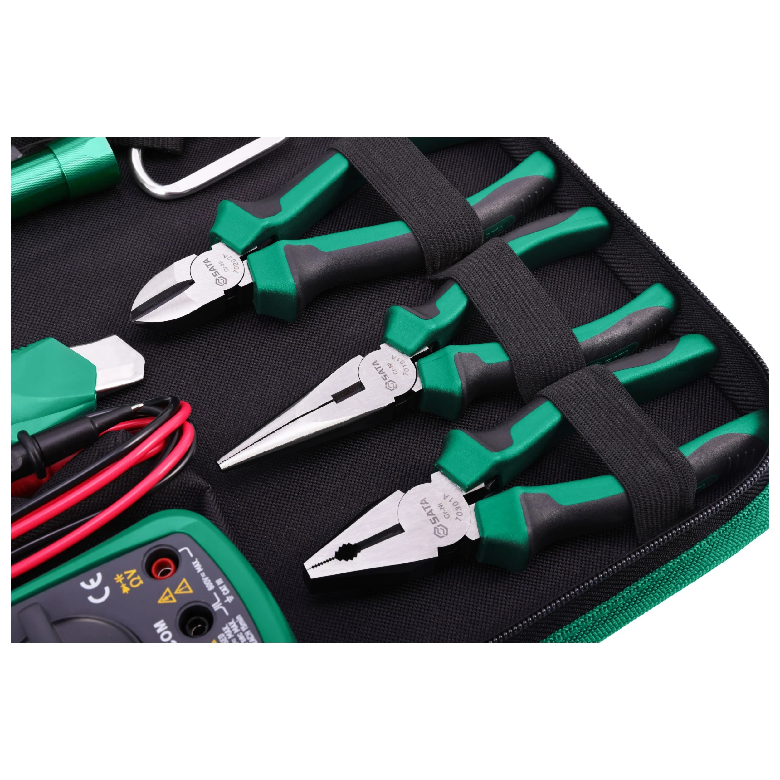 USA APEX Electrician Set 21pc Daily Maintenance Hand Tools Including Cutter Wrenches Steel Plastic Hard Case For Electrical Work