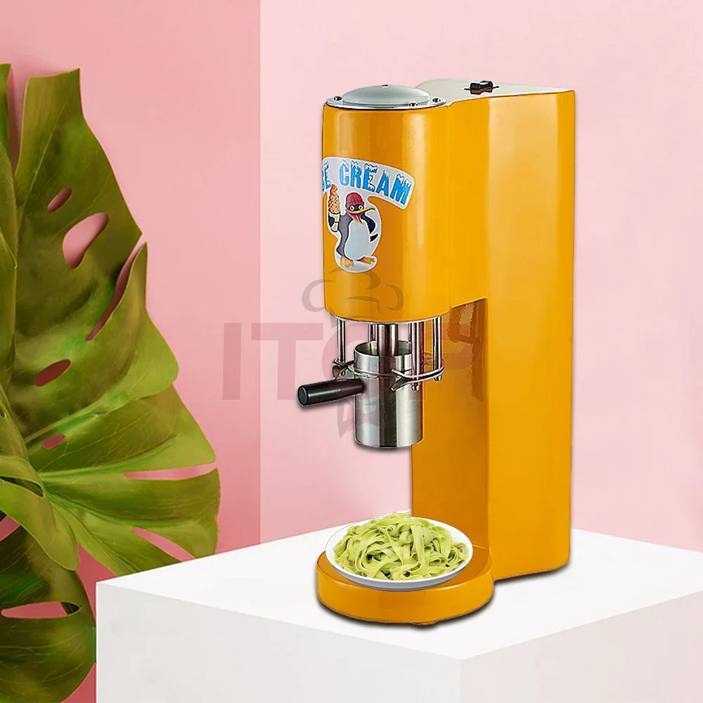 Mold Pasta Gelato Ice Cream Noodle Shape Making Machine 30L/H Hourly Production Ice Cream Noodle Machine