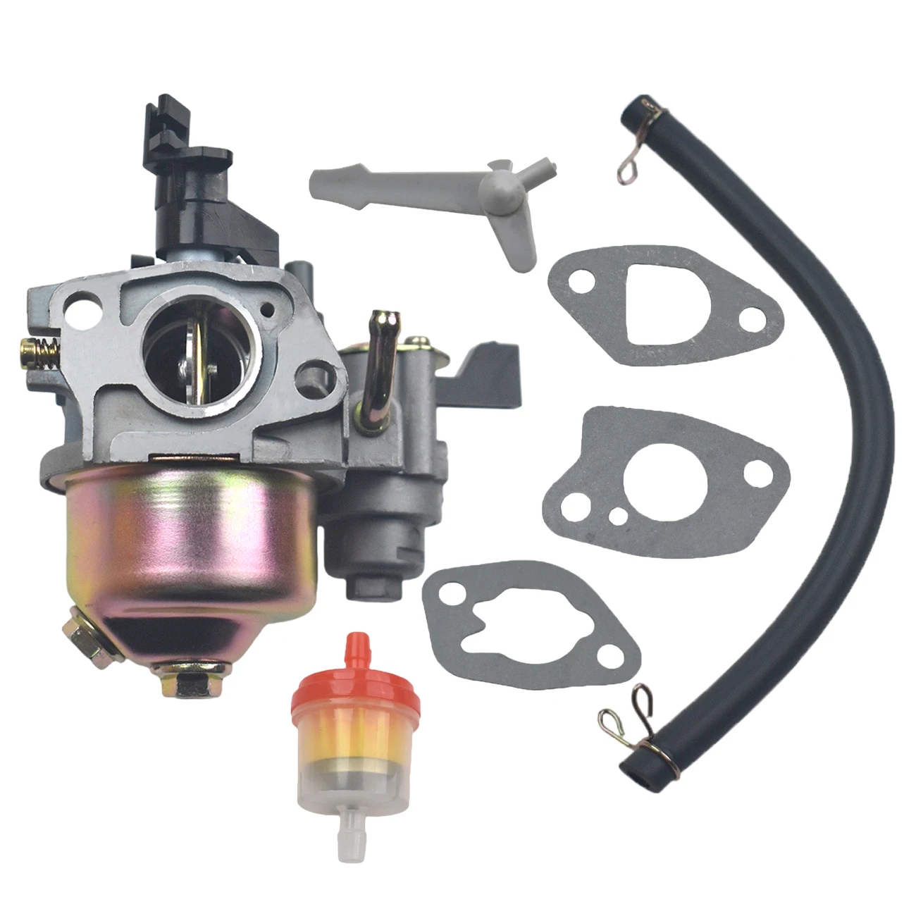 sthus Carburetor WIth Fuel Filter Gasket Fuel Line Choke Lever For 5.5HP 6.5HP Coleman CT200U-EX BT200X