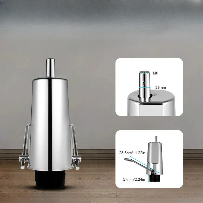 

L # 440lbs Barber Chair Hydraulic Pump Replacement Part Height Adjustable 4 Screw Hydraulic Pump Salon Chair