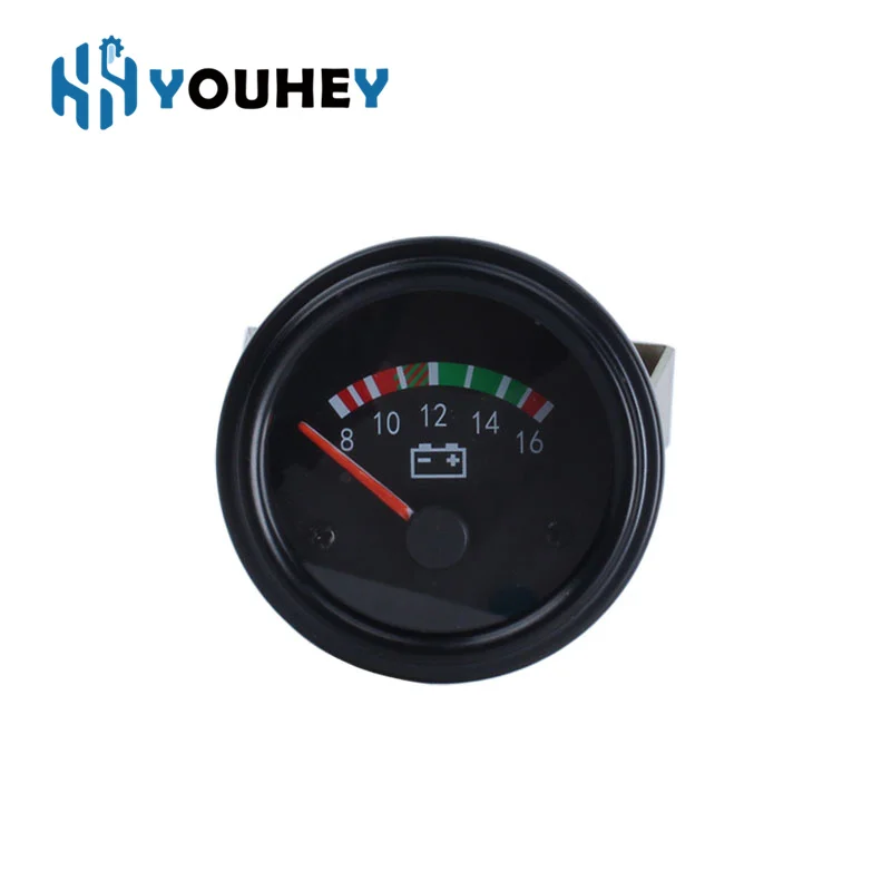 52mm VDO Voltmeter Generator 12V/24V DC8-16V 18-32V Voltage Guage Meter For Genset Spare Parts