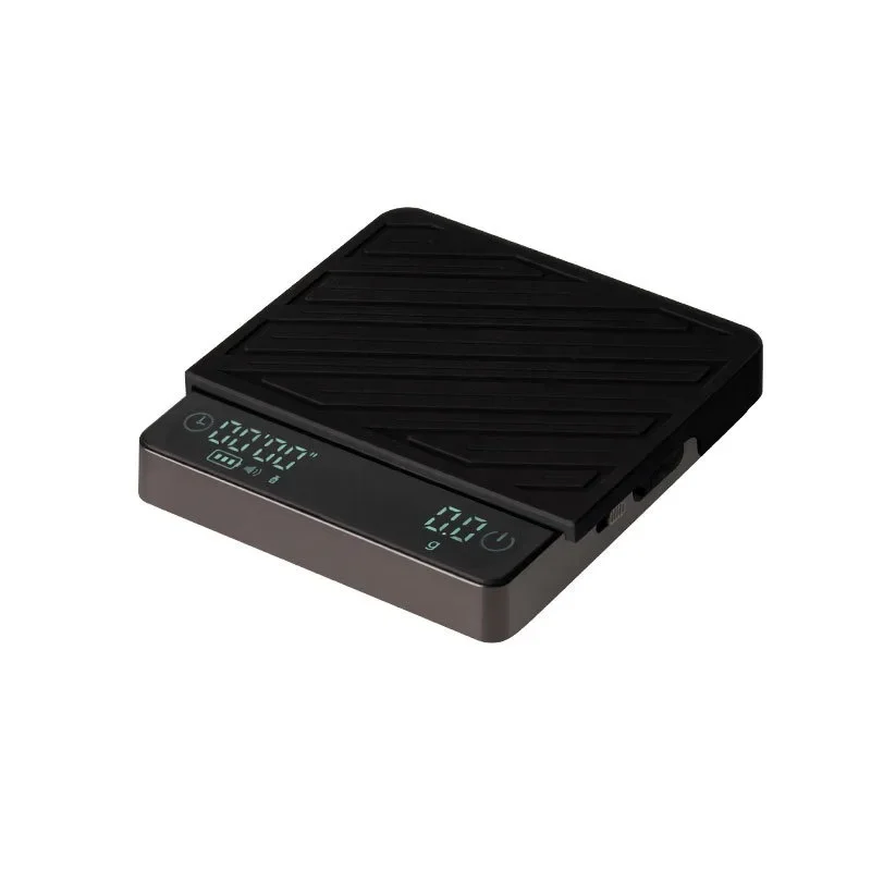 

Mini Electronic Weighing Scale for Espresso Outdoor & Kitchen Use Rechargeable High Precision Coffee Scale Flow Rate Monitoring