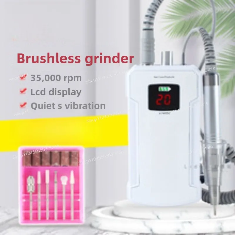 

Manicure Equipment Brushless Electric Nail Drill Portable 40000RPM Nail Remover For Nail Salon