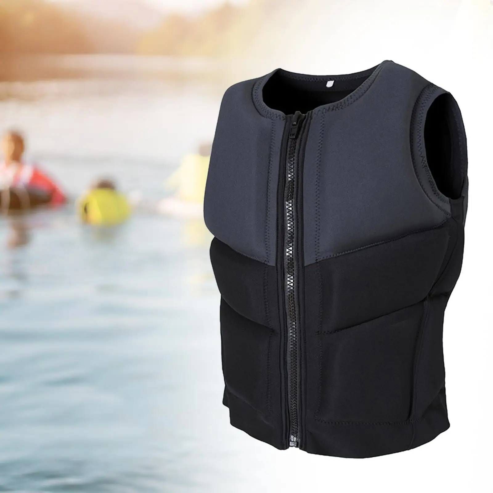 

Swim Jacket Waistcoat Swimwear Portable Multifuctional Accessory Swimming Vest for Drifting Sailing Water Sports Boating Outdoor