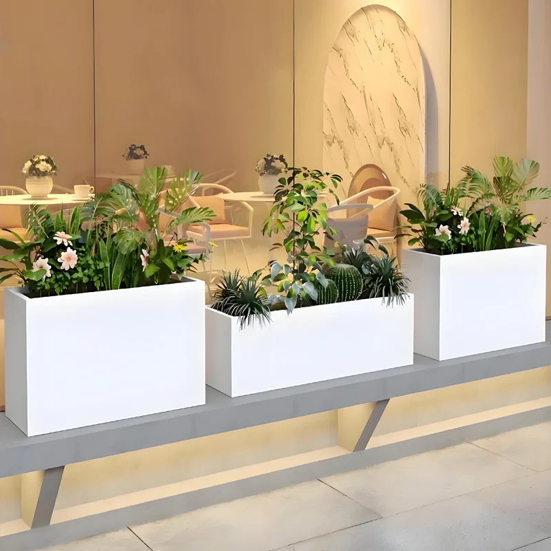 High-quality Galvanized Steel Planting Boxes Are Suitable For Growing Vegetables Flowers And Outdoor Plants Herramientas