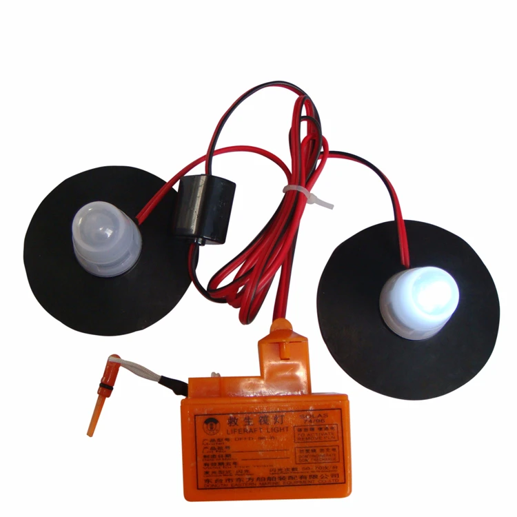 

LED Flashing Life Raft Light Lithium Battery Life Raft Accessories Marine Safety Equipment