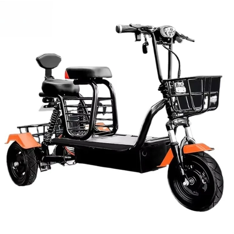 Electric Bike Tricycle 3 Wheel Electric Tricycle With Vegetable Basket Electric Tricycle for Adults