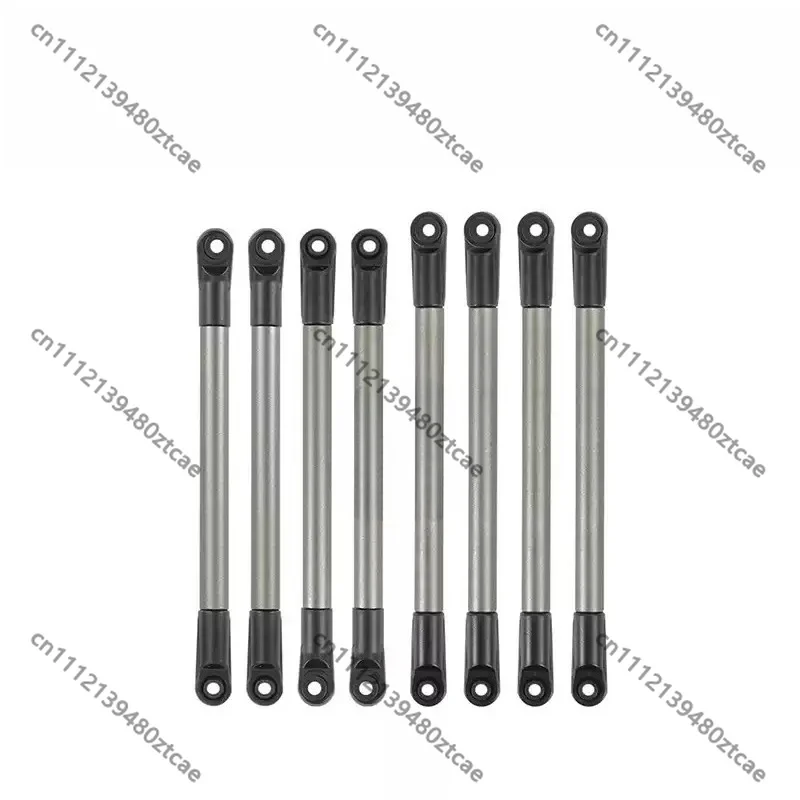 1/10 RC Crawler 275mm Wheelbase Metal Linkage Tie Rod 8Pcs Simulation Off Road Model Car Modification Upgrade Replacement Parts
