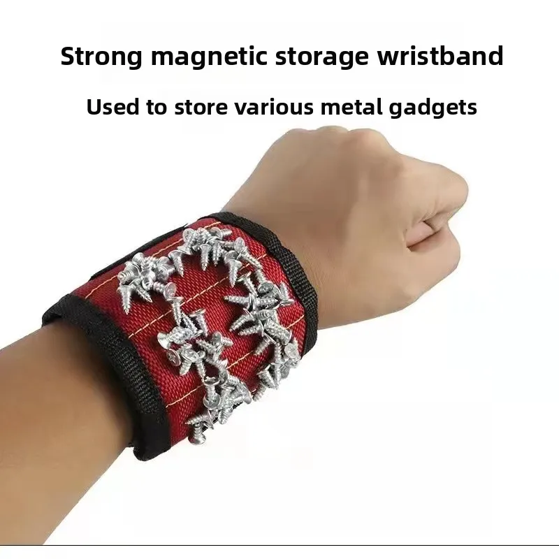

Powerful Magnetic Wrist Woodworking Multifunctional Tools Small Hardware Tools Suction Nails Bracer Nails Pickup Special
