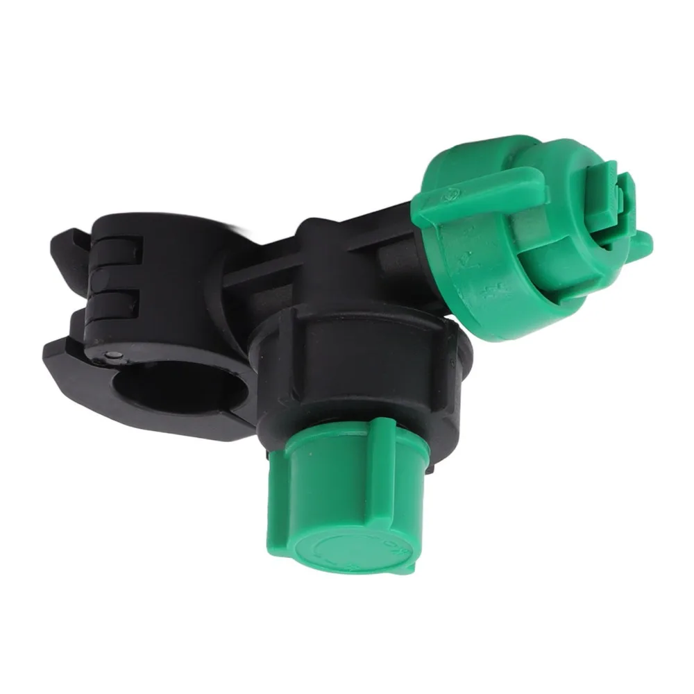 2pcs Leak Proof Agricultural Sprayer Nozzle Easy Installation Black and Green Fogging Spray Nozzle Easy Installation