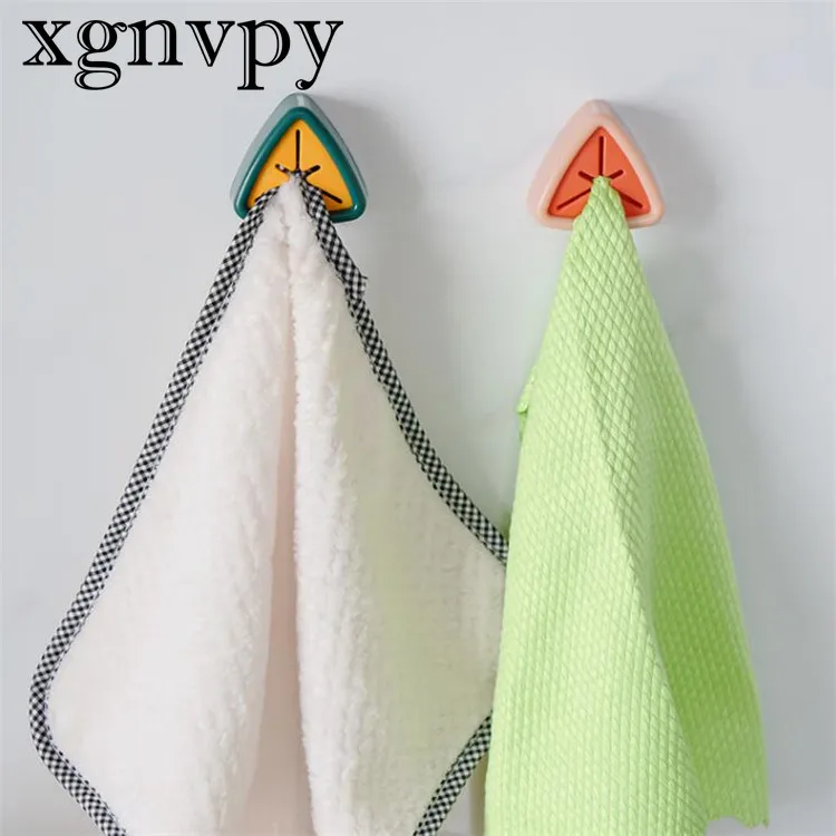 xgnvpy Towel Stopper Punch Free Creative Hanger Wall Mounted Dishcloth Holder Kitchen Towel Organizer Easy to Use