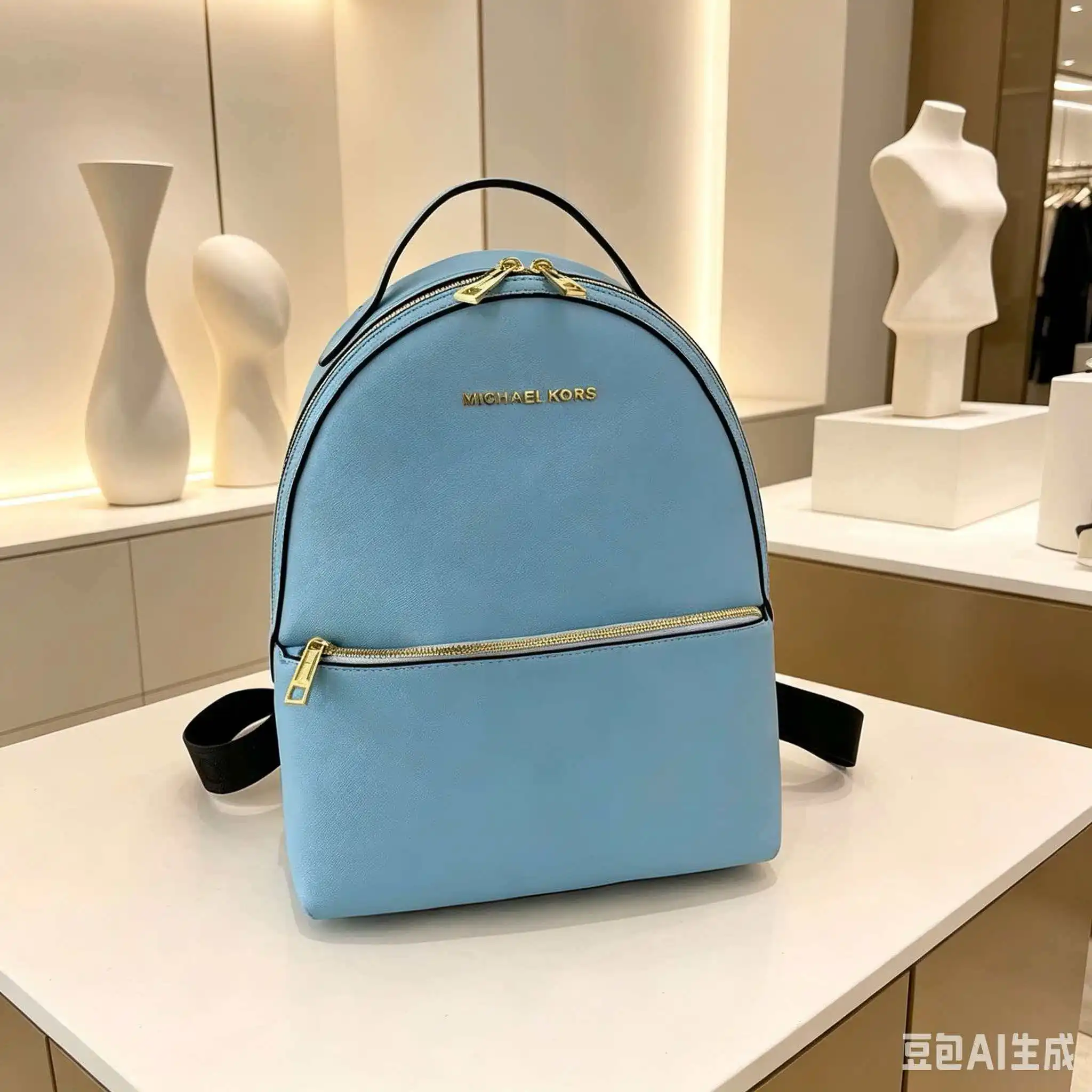 jet set travel extra-small logo top-zip tote bag blue Michael Kors Luxury Brands Carry it crossbody for days that require on Michael Kors Jet Set Travel