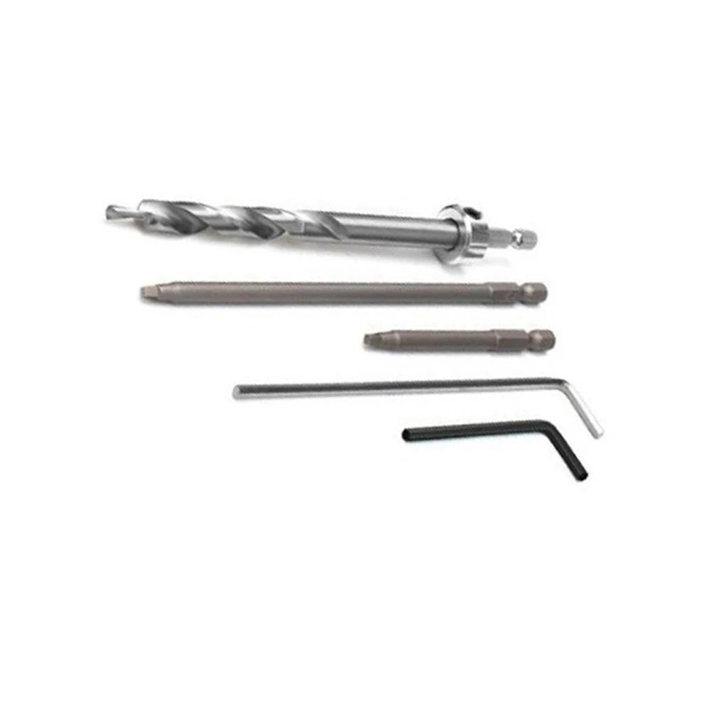 Convenient Drill Stop Rings DIY Woodworking Adjustable Drill Jig Drill Guide Locator Easy Setup Efficient Alignment