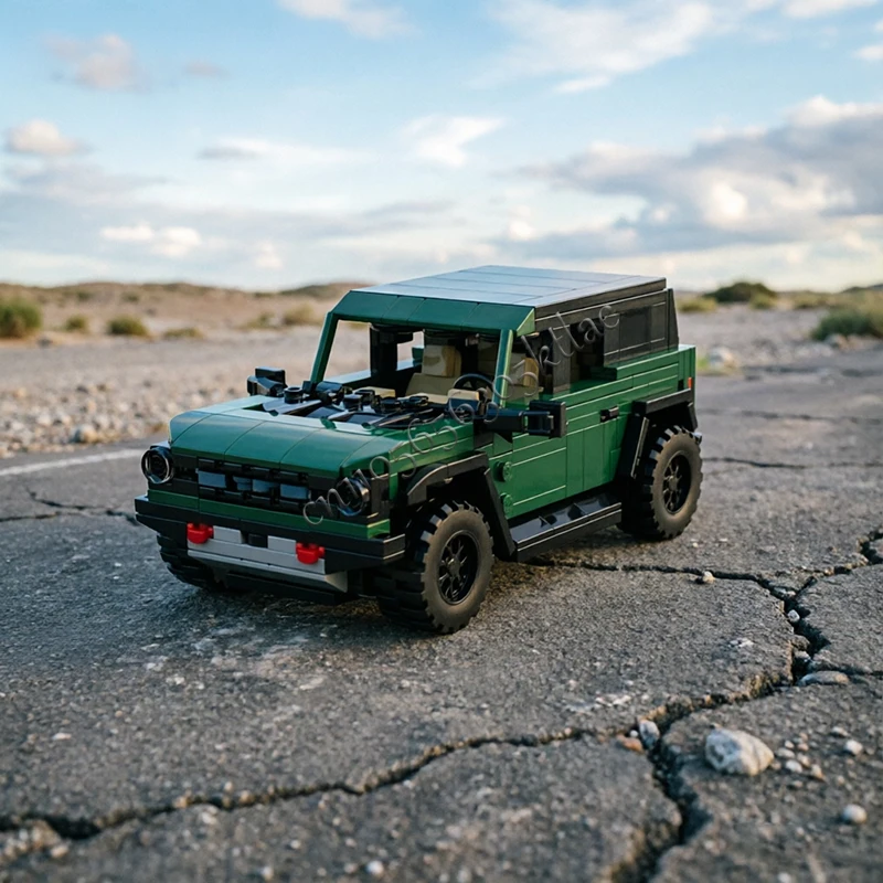 436 PCS MOC Modern City Traffic Series Luxury off-road vehicle Building Model DIY Custom Puzzle Technology Creative Kid Toy Gift