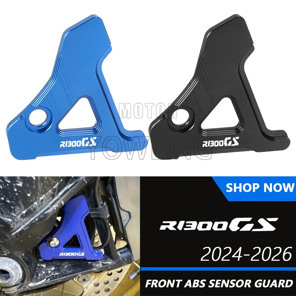 

Motorcycle Aluminum Front Wheel ABS Sensor Protection Guard Cover For BMW R1300GS R 1300 GS R 1300GS ADVENTURE ADV 2024 2025 26