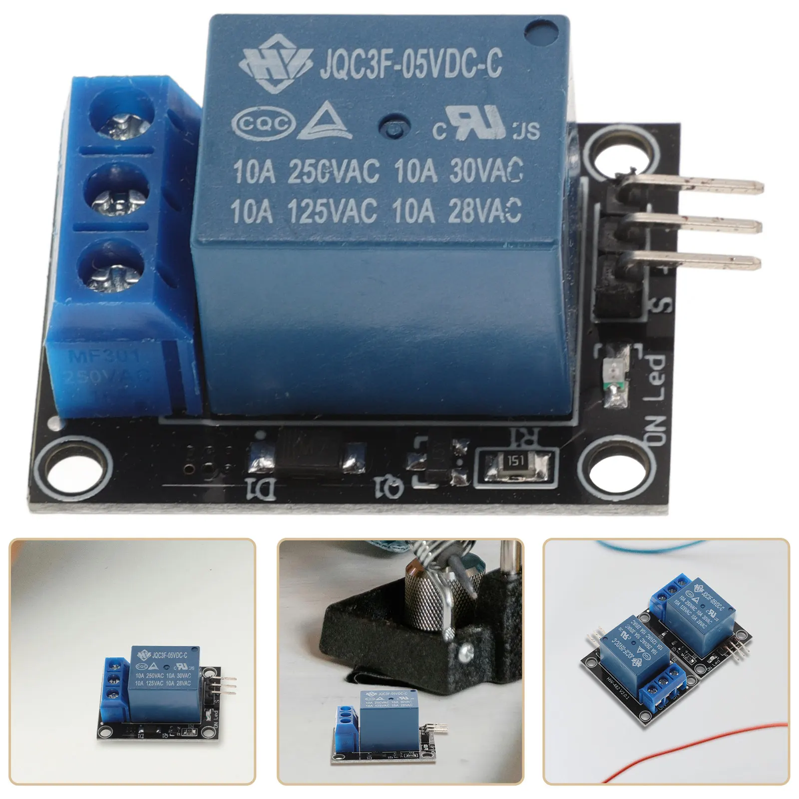 

4Pcs Single Channel Relay Module 5V Dc Control Board for Avr Home Appliance Device Automation