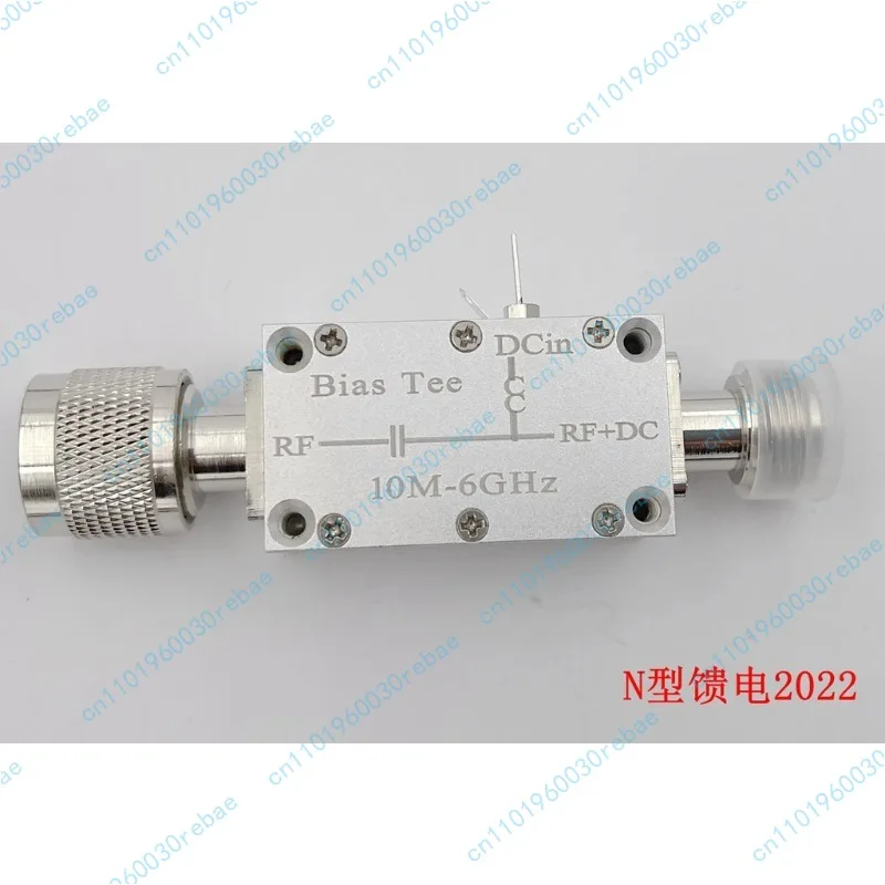 N-head RF Feeder RF DC Blocker Bias Tee Feeder 10MHz-6GHz