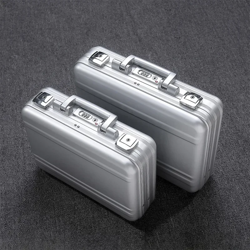 Aluminium Alloy Multifunction Tool Case Professional Combination Lock Portable Storage Tool Packaging Box Quakeproof Case