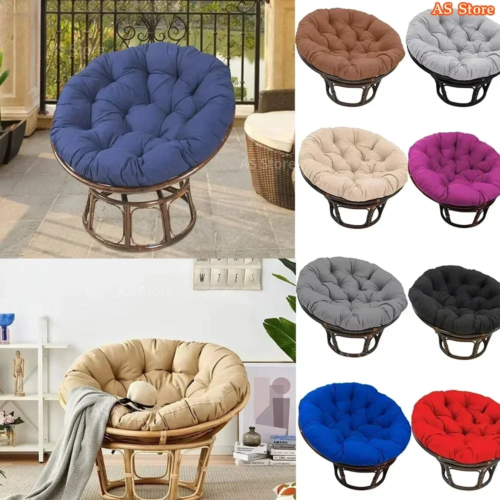 40/50/60/70/80/90/100cm Runder Pouf Tatami-Kissen Bodenkissen Garten-Sitzkissen Zierkissen Heimdekoration