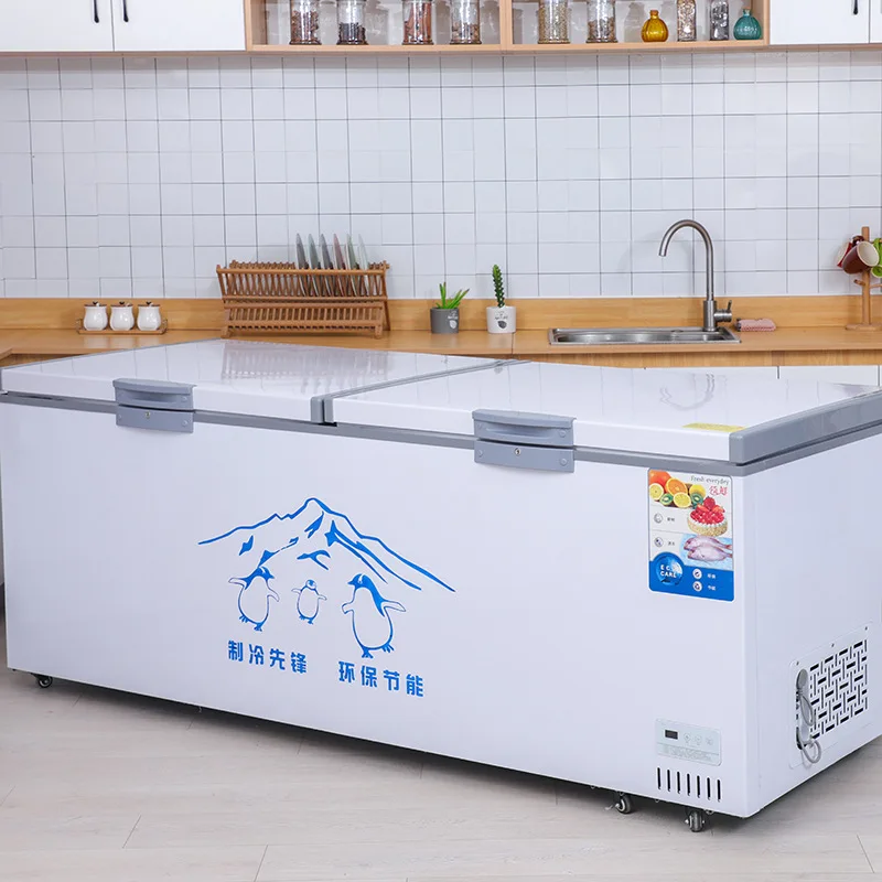 

Horizontal freezer, manual defrost box freezing, household deep freezer, top door freezer